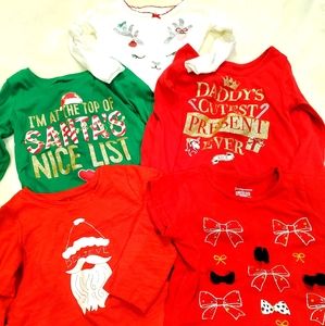 Toddler Holiday Shirts (5 for